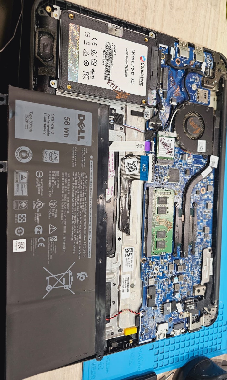 laptop battery replacement after