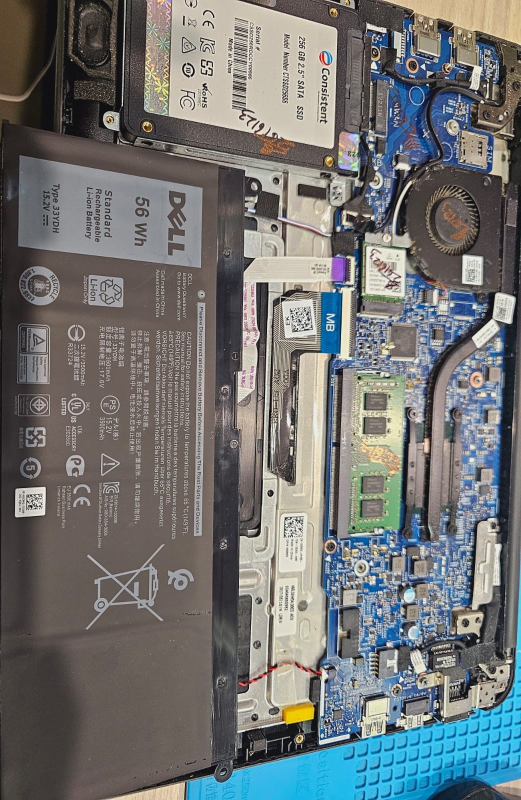 laptop battery replacement