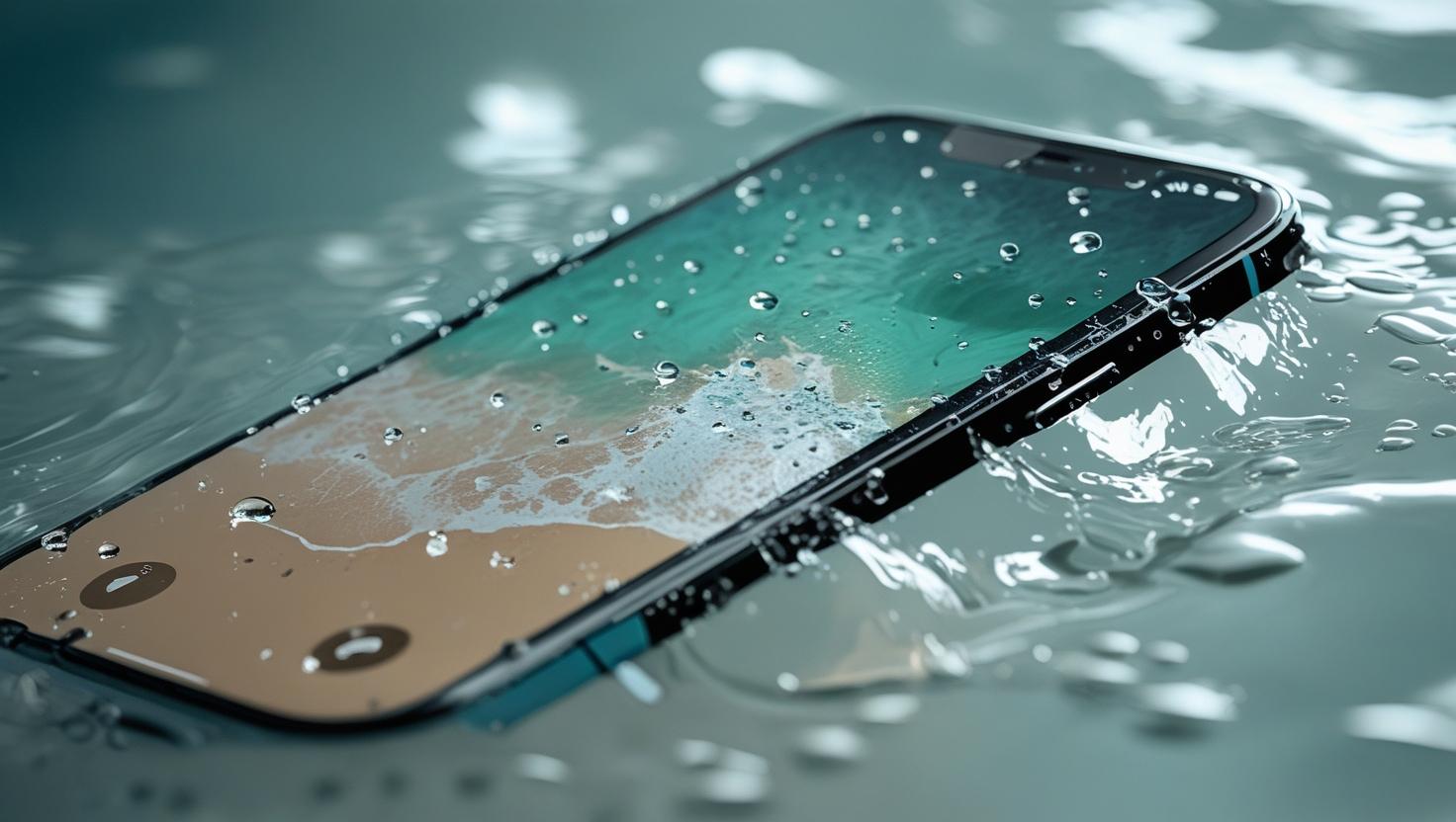 Mobile in water